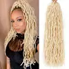 Cabello para crochet de rastas largas, cabello suave para crochet de locs, extensiones de cabello de fibra sintética tipo gusano, venta al por mayor desde el fabricante