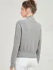 Suéter 100% Lã, Tricô Elegante com Decote V Acinturado para Mulheres, Blusa de Base Fashion e Casual com Pedraria Quente Cor Lisa para Mulheres