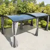 Pérgola de Patio Exterior, Toldo Impermeable para Jardín de Villa Exterior, Cobertizo Multifuncional Retráctil para Automóvil, Refugio de Refrigeración en Azotea
