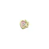 Colgante Creativo de Corazón con Zirconia de Goteo de Aceite Colgante de Aleación Material para Collar Pulsera Pendientes Accesorios de Ropa Hechos a Mano DIY