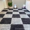 Tapete Decoração de Quarto Layout de Quarto Grande Área Cobertura Total Removível e Lavável Emenda Tapete de Chão Tapete Pelúcia Modelo Novo 2025