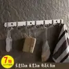 Gancho de Roupa de Aço Inoxidável Multiuso, Gancho Espessado, Gancho em Fileira Novo Estilo, Gancho para Casaco e Chapéu Atrás da Porta, Gancho de Armazenamento para Banheiro e Cozinha