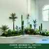 Cactos e Suculentas Artificiais Atacado para Paisagismo, Paisagens com Plantas Falsas Tropicais e Desérticas