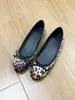 Sapatilhas Baixas com Estampa de Leopardo e Bolinhas com Laço Francesas para Mulheres Nova Coleção Primavera 2026 Bico Redondo Sapatilhas de Ballet Retrô