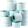 Etiqueta adesiva de papel térmico tri-prova de alta qualidade 70 80*20 30 40 50 60 90mm nota fiscal de hospital e expresso