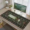 Alfombrilla para Teclado de Computadora Estilo Americano Floral Transfronteriza, Alfombrilla de Ratón Antideslizante y Resistente a Manchas para Escritorio de Oficina, Alfombrilla de Escritorio de Tierra de Diatomeas de Fácil Cuidado
