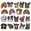 Parches Bordados de Perro Lindos Qiansheng con Adhesivo Termofusible para Ropa de Cachorro de Dibujos Animados, Sombreros, Mochilas y Parches Decorativos