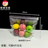 Sacos Perfurados para Selar Frutas, Sacos de Embalagem Descartáveis para Levar Auto-Sustentáveis, Embalagem Plástica Portátil com Zíper para Conservação de Frutas Frescas