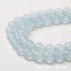 Pulsera de cuentas de calcedonia azul cielo, productos semiacabados, venta al por mayor, accesorios de joyería hechos a mano, cuentas espaciadoras al por mayor