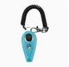 Nuevo Clicker de Entrenamiento para Mascotas de Doble Color, Clicker + Silbato Dos en Uno, Silbato de Entrenamiento para Perros, Clicker de Doble Color con Correa Larga para la Muñeca