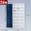 Caja de Mezcla de Colores Dura de 24 Rejillas, 25 Rejillas, 36 Rejillas, Bandeja de Mezcla de Colores con Tapa de Plástico, Caja de Pintura de Acuarela con Tapa Suave