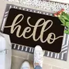 Alfombrillas de Piso de Terciopelo de Cristal Transfronterizas, Alfombrillas de Piso para Cocina del Hogar, Felpudos, Felpudos para Puerta de Entrada, Alfombrillas de Piso Americanas, Bienvenida Navideña al Hogar