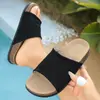 Sandalias tejidas de estilo francés con huecos para mujer, perfectas para usar en exteriores en 2025, combinadas con faldas, estilo de noche, zapatos Birken de plataforma