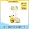 Par magnético homofónico de abeja tortuga de felpa colgante para llavero adornos pequeños lindos para novias