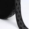 Banda elástica de jacquard de seda dorada y plateada de 4 cm y 5 cm en stock, fabricantes de ropa, faldas, accesorios de cintura, goma de nailon de imitación.