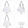 Amazon Nuevo Bolso de Hombro para Mujer Moda Bolso Cruzado para Axila Casual Color Sólido Bolso Tote Portátil Venta al por Mayor