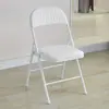 Silla de comedor plegable, simple y portátil, adecuada para apartamentos de alquiler, residencias estudiantiles, sillas de computadora, sillas de entrenamiento para salas de conferencias con respaldo, silla tipo puente