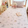 Funda de colchón impermeable de tela arrugada específica para dormitorios, pieza única 90x190, protector de colchón acolchado para estudiantes, protector de colchón menstrual para una persona