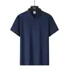 Venta al por mayor de fábrica transfronteriza Camisa Polo para hombre de manga corta de verano para exteriores que absorbe la humedad, secado rápido, elástica, fresca, corte ajustado, camiseta estilo coreano