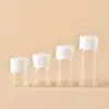 Fabricante en stock 1-5ml botella pequeña de muestra de prueba líquido transparente marrón botella secundaria botella de esencia botella pequeña de aceite esencial