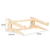 En stock Soporte Simple para Computadora Estante Elevado de Madera para Laptop Estante de Almacenamiento para Escritorio de Oficina Soporte para Laptop