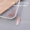 K9 Primavera Nuevo Rosa Ultra Brillante Redondo Pedrería para Uñas Rosa Montón Pedrería Relleno Pedrería Pegatinas para Decoración de Uñas