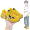 Tenis de malla con diseño perforado para niños, zapatos de primavera y verano para niños y niñas, zapatillas de entrenamiento alemanas, zapatos casuales para bebé, zapatos funcionales, tenis de moda para niñas