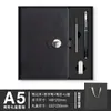 Set de Cuaderno A5 con Hebilla Metálica de Negocios y Caja de Regalo de Alta Gama para Manualidades, Regalo Souvenir para Reunión Anual Corporativa, Logo Impreso