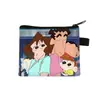 Nuevo Monedero de Crayon Shin-chan Bolsa de Monedas con Cremallera de Dibujos Animados Linda Bolsa Pequeña de Almacenamiento para Estudiantes Venta al por Mayor