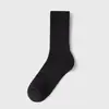 Calcetines para Hombre y Mujer, Engrosados y Cálidos, Calcetines de Rizo de Algodón Puro, Altamente Elásticos, Transpirables, No Constrictivos, Calcetines de Rizo de Tubo Alto, Esenciales para Otoño e Invierno