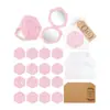 Venta Caliente Transfronteriza Rosa Plegable de Bolsillo Mini Lupa Portátil Espejo de Maquillaje Espejo Pequeño Set de Regalo