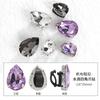 Europa y Estados Unidos zapatos nuevos joyería de cristal tridimensional hebilla para cordones de zapatos flor para zapatos accesorios de hebilla de cristal para ropa decoraciones para zapatos