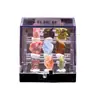 Caja de Set Estándar de Minerales de Piedra Cruda de Cristal Natural Adornos Regalos de Enseñanza de Ciencia Popular para Niños Caja de Set de Colección de Cristales Minerales