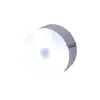 Luz Noturna Redonda com Carregamento Magnético para Quarto, Mesa de Cabeceira, Banheiro, Escadas, Mesa, Sono, Proteção Ocular, Brilho Ajustável, Lâmpada de Economia de Energia