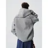 Sudadera con Capucha Estilo Retro Americano Hasselblad para Hombre, Marca de Moda Otoño e Invierno, Forrada de Polar, Engrosada, Corte Holgado, Chaqueta Casual