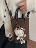 Moda Outono Bolsa de Celular Transversal Feminina 2025 Nova Bolsa Satchel de Nicho Bolsa Balde Nicho Estilo Coreano Bolsa Pequena de Moda
