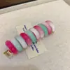 Color crema cabeza de línea telefónica cuerda para coleta trenza rizador de pelo trenza ola horquilla pinza accesorios para la cabeza temperamento femenino
