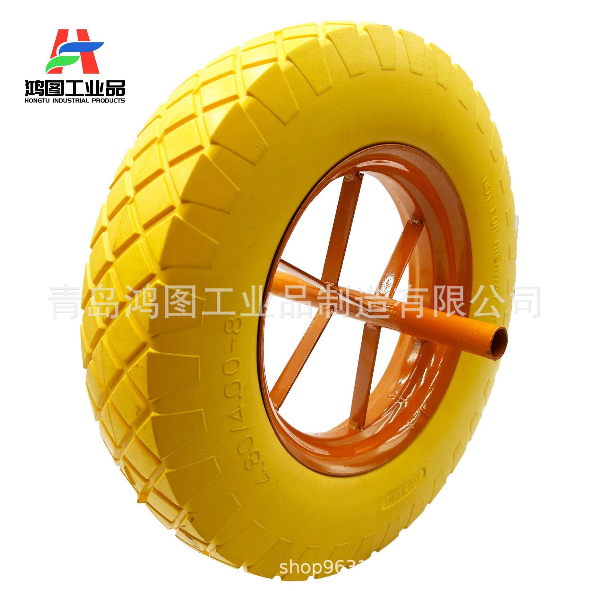 15寸4.80 4.00-8PU发泡轮方块 (5)