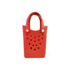 Bolsa de Gelatina Eva Nueva de Fábrica Bolsa con Agujeros DIY Bogg Linda Bolso de Mano Eva para Vacaciones en la Playa