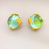 Pendientes de aguja de plata 925 con incrustaciones de cristal, personalizados, de la serie Niche de diseñador, de nueva moda francesa