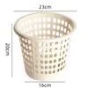 Cubo de Basura de Plástico Doméstico Simple Cubierta para Bolsa de Basura de Oficina Sin Tapa Cubo de Basura para Cocina Baño Artículos Varios