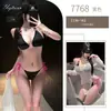Bata Sexy Lencería, Cobertura Exterior de Malla Coqueta de Tres Puntos, Ropa de Dormir Caliente y Seductiva Que Se Puede Usar Afuera Qqny7769
