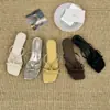 Primer Encuentro con sandalias de tacón bajo, punta cuadrada simple, tiras finas y destalonadas estilo coreano, elegantes y versátiles para ir al trabajo