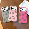 Diseño de Concha Lineal Adecuado para iPhone 18 Pro Max Funda para Teléfono con Orejas de Gato, Anticaída Dos en Uno para Apple 16, Unisex