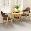 Mesa de chá e cadeiras para varanda, mesa e cadeiras simples para sala de jantar em casa, mesa redonda pequena de camada dupla, conjunto de mesa e cadeiras de lazer para loja de milk tea, mesa e cadeiras para reunião