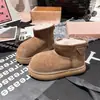 Botas de nieve populares de suela gruesa para mujer, nuevo estilo de invierno 2026, botines para el noreste de China, con forro de felpa, engrosados para abrigar y con un diseño de punta grande y redondeada