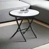 Mesa Dobrável, Mesa Redonda Simples Móvel, Mesa de Jantar Criativa, Mesa de Jantar para Uso Doméstico, Apartamento Pequeno, Mesa Redonda Grande Dobrável Rústica