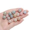 Accesorios de joyería para pulseras hechas a mano, cuentas de vidrio teñidas con tinta de 10 mm, cuentas dispersas, accesorios para pulseras de cuentas antiguas.