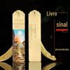 Estilo chinês Bookmark Making Atrações Turísticas Destaque Pontos Cênicos Estilo Antigo Wenchuang Brass Metal Bookmark Lembrança Presente