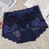 Braguitas para mujer nuevas transparentes para damas sexy encaje cintura para mujer huecas transpirables cómodas calzoncillos de cadera fabricantes reales